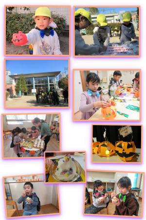2022年１０月２８日　『ハロウィンパーティー＆風組(５歳児クラス)ハロウィンスタ—ナイト』　